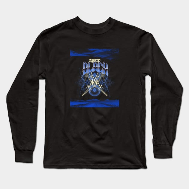 Fade To Black Long Sleeve T-Shirt by Vintage Oldschool Apparel 